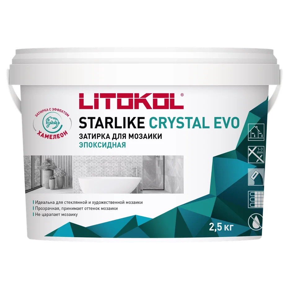 Купить STARLIKE EVO S.700 CRYSTAL затир.смесь (2,5 kg bucket) в Белгороде