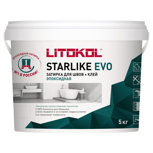 Купить STARLIKE EVO S.210 GREIGE затир.смесь (5kg bucket) в Краснодаре-1