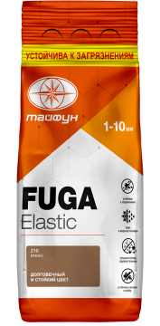 Купить Фуга "Тайфун Elastic" каштановая, №209 меш. 2кг в Санкт-Петербурге