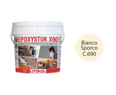 Купить EPOXYSTUK X90 C.690 BIANCO SPORCO 5kg bucket в Белгороде #2