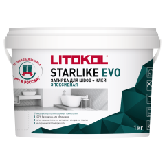 Купить STARLIKE EVO S.140 NERO GRAFITE затир.смесь (1kg bucket) в Белгороде