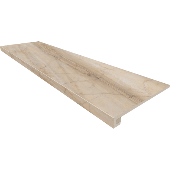 Купить Комплект (Ступень BR01 (33x120) непол. (прямоугол. бортик) без насечек + Подступенок (14,5x120)) в Ростове-на-Дону-1