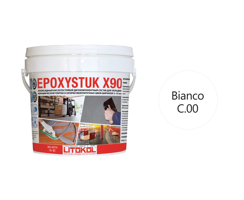 Купить EPOXYSTUK X90 C.00 BIANCO 5kg bucket в Белгороде #2