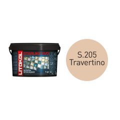 Купить STARLIKE EVO S.205 TRAVERTINO затир.смесь (1kg bucket) в Белгороде #2