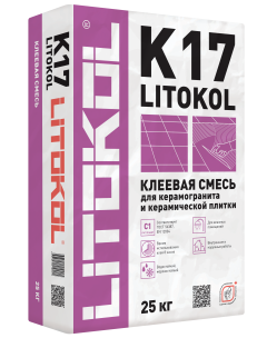 Купить LITOKOL K17 (С1) - клеевая смесь 25kg bag в Белгороде