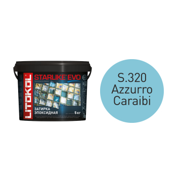STARLIKE EVO S.320 AZZURRO CARAIBI затир.смесь (5kg bucket)