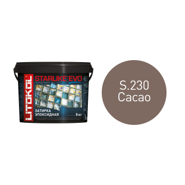 STARLIKE EVO S.230 CACAO затир.смесь (5kg bucket)