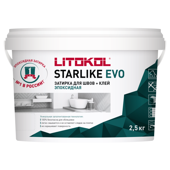 Купить STARLIKE EVO S.140 NERO GRAFITE затир.смесь (2,5kg bucket) в Краснодаре-1