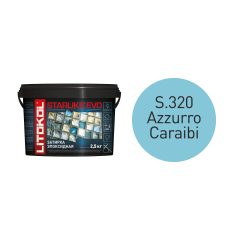 Купить STARLIKE EVO S.320 AZZURRO CARAIBI затир.смесь (2,5kg bucket) в Белгороде