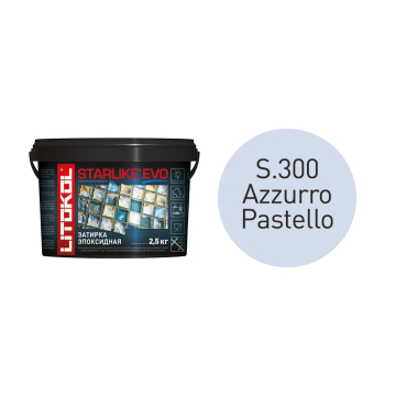 STARLIKE EVO S.300 AZZURRO PASTELLO затир.смесь (2,5kg bucket)