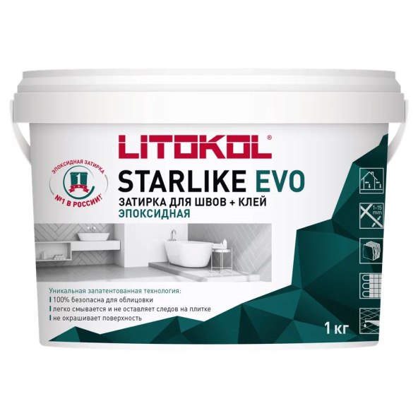 Купить STARLIKE EVO S.700 CRYSTAL затир.смесь (1kg bucket) в Нижнем Новгороде-1