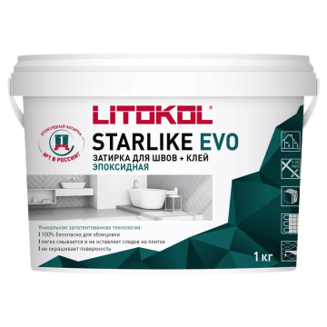 Купить STARLIKE EVO S.700 CRYSTAL затир.смесь (1kg bucket) в Нижнем Новгороде-1