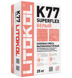Купить SuperFlex K77 белый-клеевая смесь 25kg bag в Белгороде #2