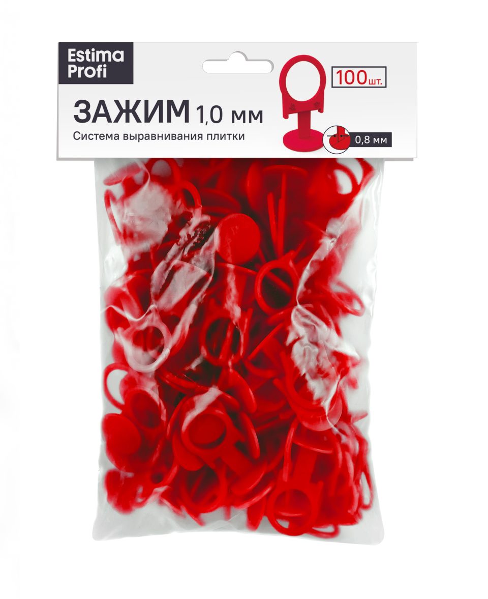 Купить Зажим "кольцо" СВП 0.8 мм Estima ПРОФИ (100 шт) в Белгороде #2