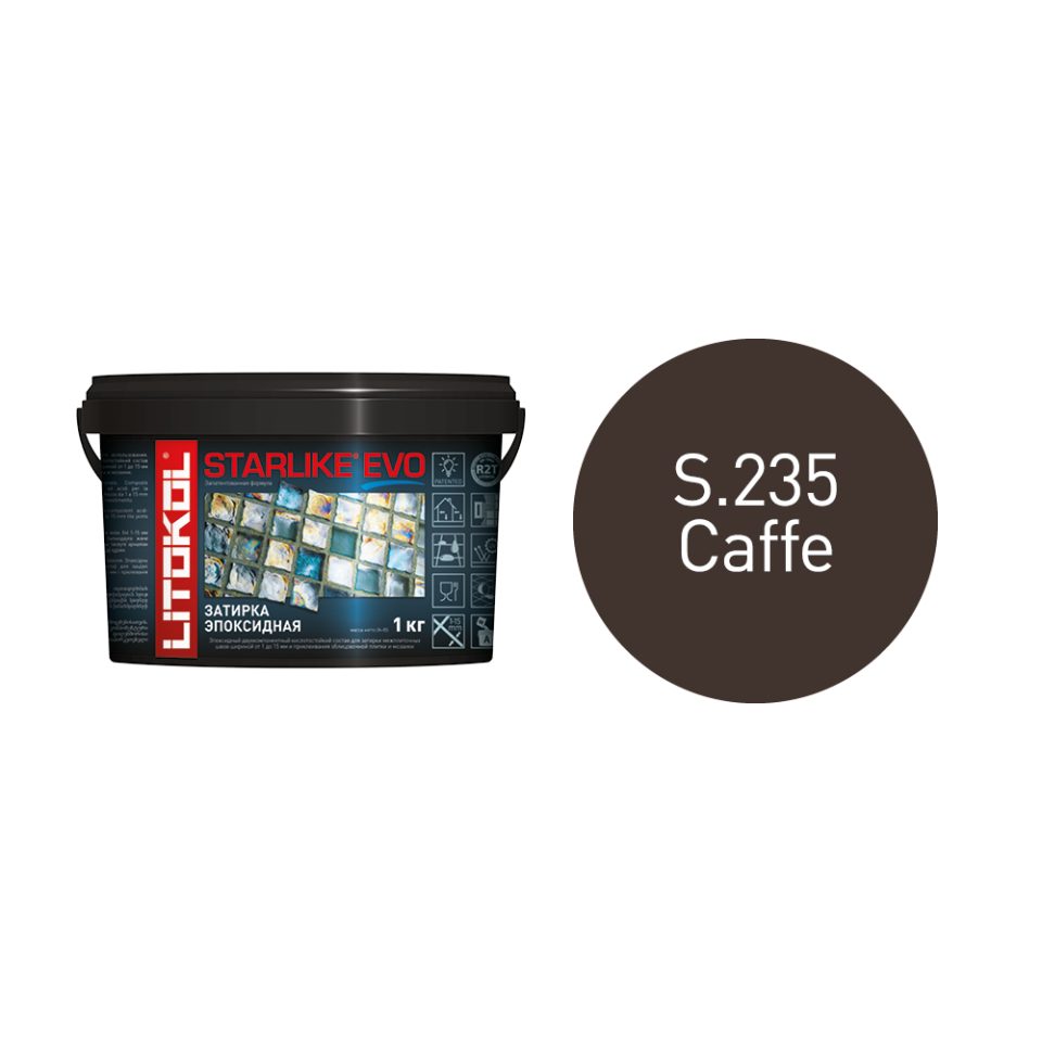 Купить STARLIKE EVO S.235 CAFFE затир.смесь (1kg bucket) в Белгороде