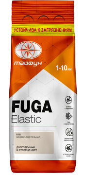 Купить Фуга "Тайфун Elastic" серо-коричневая, №212, меш. 2кг в Нижнем Новгороде