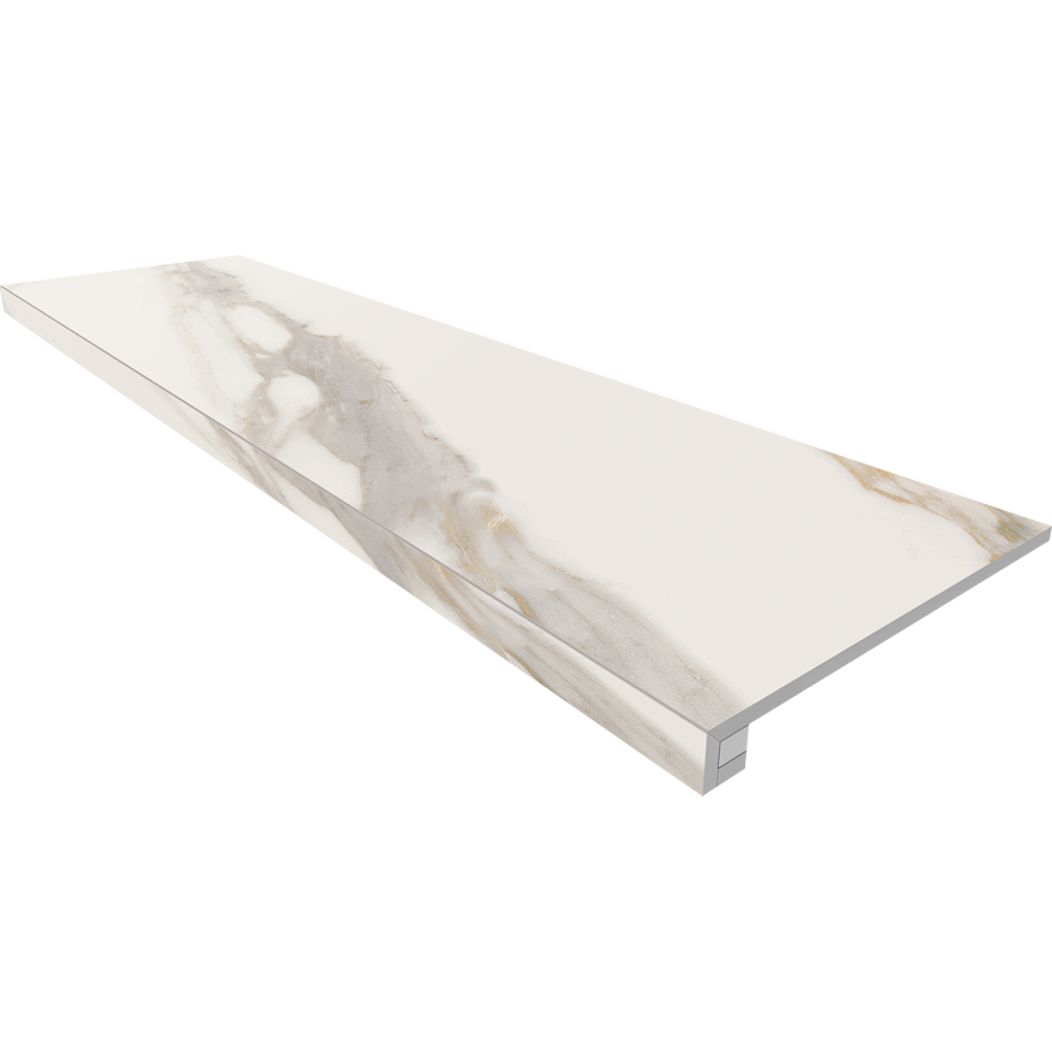 Купить Комплект (Ступень RM01 (33x120) непол. (прямоугол. бортик) без насечек + Подступенок (14,5x120)) в Белгороде