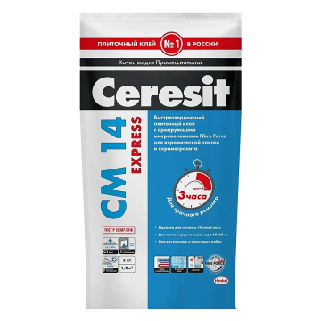 Купить Сeresit CM14/5кг Плиточный клей для керамогранита, РФ в Нижнем Новгороде
