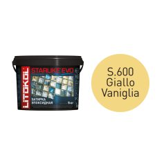 Купить STARLIKE EVO S.600 GIALLO VANIGLIA затир.смесь (5kg bucket) в Белгороде