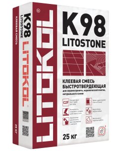 Купить LitoStone К98 серый-клеевая смесь 25kg bag в Белгороде #2