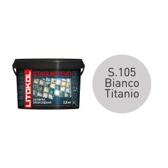 Купить STARLIKE EVO S.105 BIANCO TITANIO затир.смесь (2,5kg bucket) в Белгороде #2