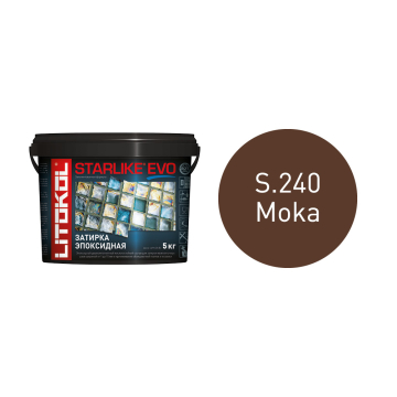 STARLIKE EVO S.240 MOKA эпоксидный состав 5kg bucket